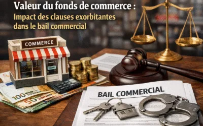 Valeur du fonds de commerce : impact des clauses exorbitantes dans le bail commercial