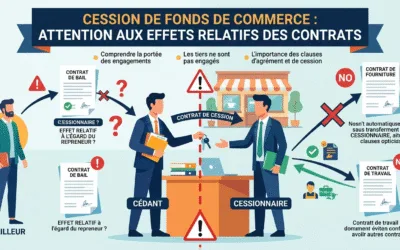Cession de fonds de commerce : Attention aux effets relatifs des contrats